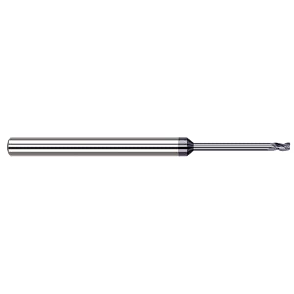End Mill for Exotic Alloys - Corner Radius, 0.0350", Shank Dia.: 1/8"